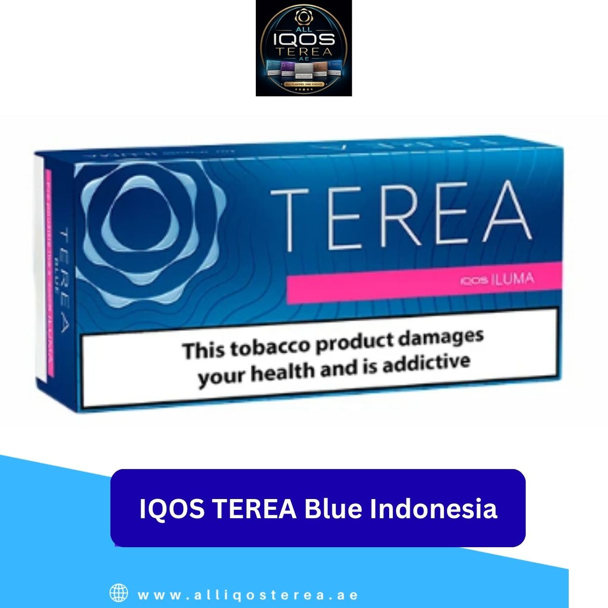 IQOS TEREA Blue Indonesia
