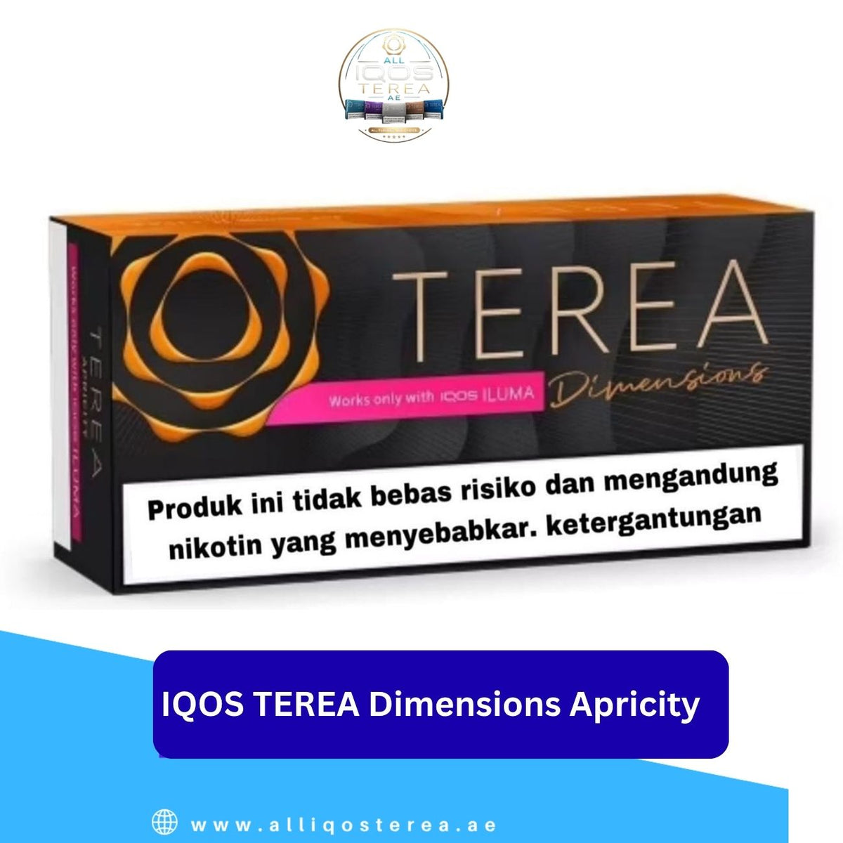 IQOS TEREA Dimensions Apricity Indonesia