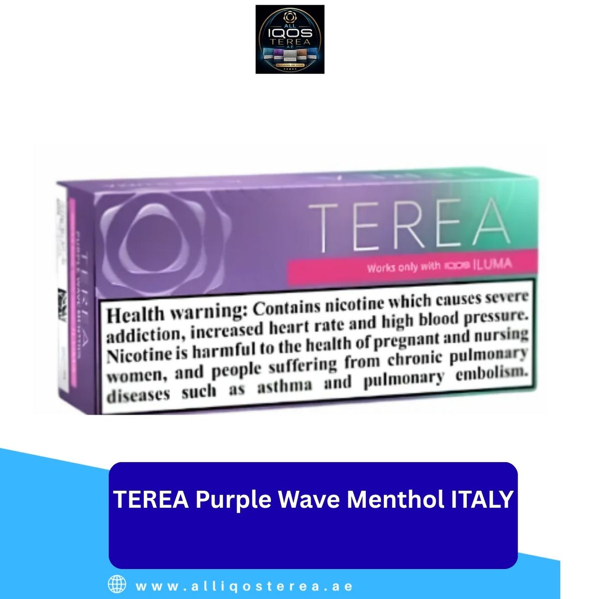 IQOS TEREA Purple Wave Menthol ITALY