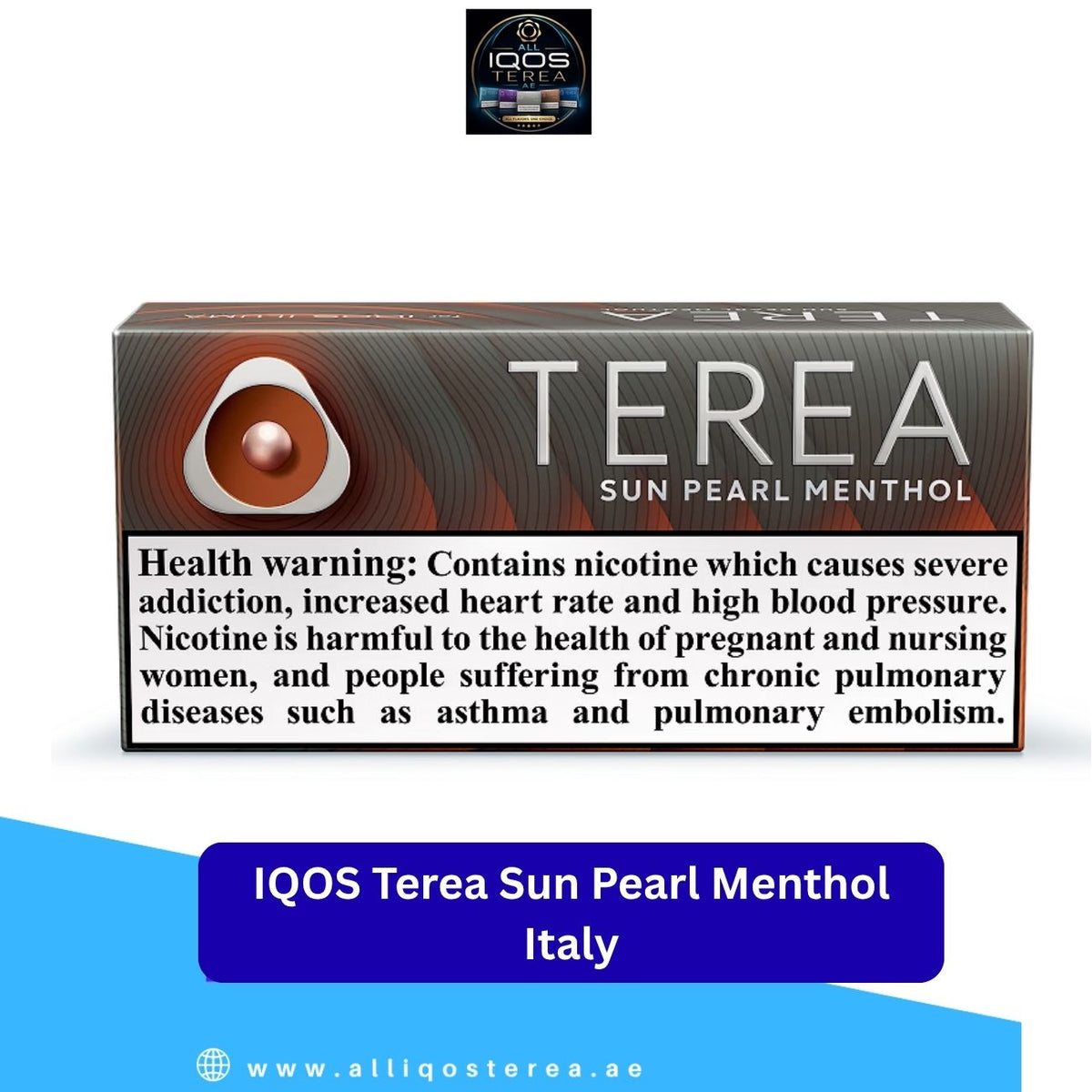 IQOS Terea Sun Pearl Menthol Italy